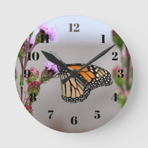 Monarch Round Clock