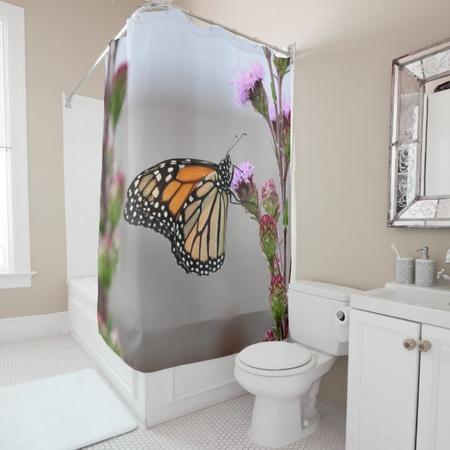 Monarch Shower Curtain (In Situ)
