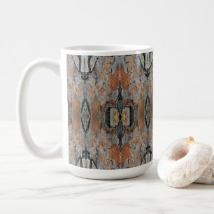 Monarch Tree Bark Patterned Coffee Mug