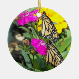 Monarch Twins #2-circle ornament