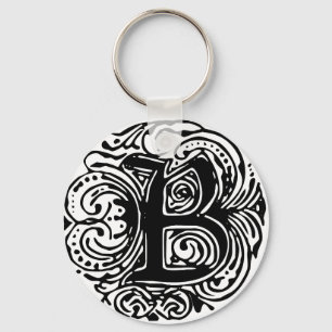 Monarchia Black  "B" Key Ring