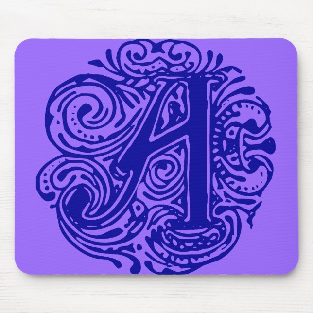 Monarchia Blue "A" Mouse Pad (Front)