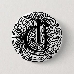 Monarchia "C" 6 Cm Round Badge