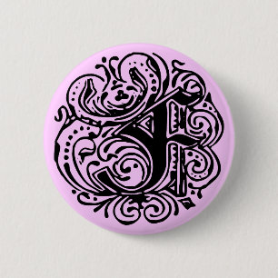 Monarchia "F" 6 Cm Round Badge