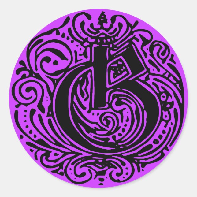 Monarchia "G" Classic Round Sticker (Front)