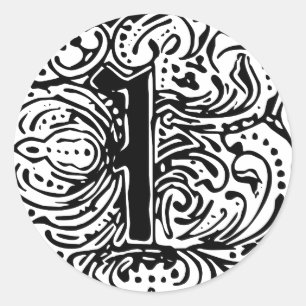 Monarchia "I" Classic Round Sticker