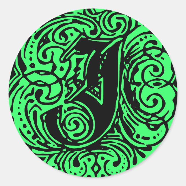Monarchia "J" Classic Round Sticker (Front)