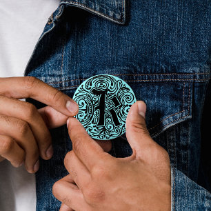 Monarchia "K" 6 Cm Round Badge