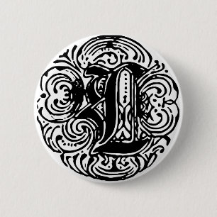 Monarchia "L" 6 Cm Round Badge