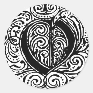 Monarchia "O" Classic Round Sticker