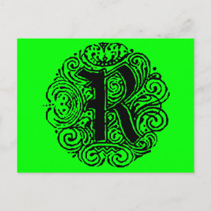 Monarchia "R" Postcard