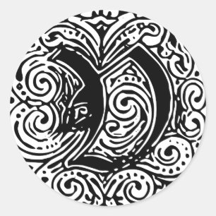 Monarchia "V" Classic Round Sticker