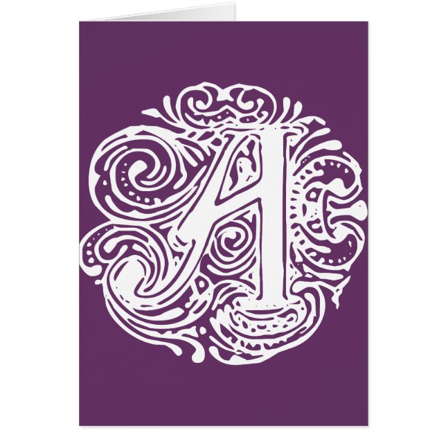 Monarchia White Letter "A" (Front)