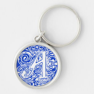 Monarchia White Letter "A" Key Ring