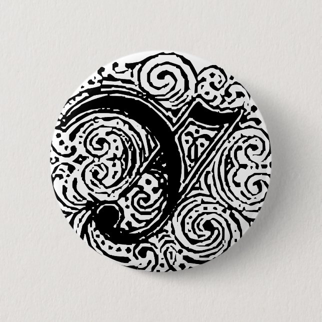 Monarchia "Y" 6 Cm Round Badge (Front)