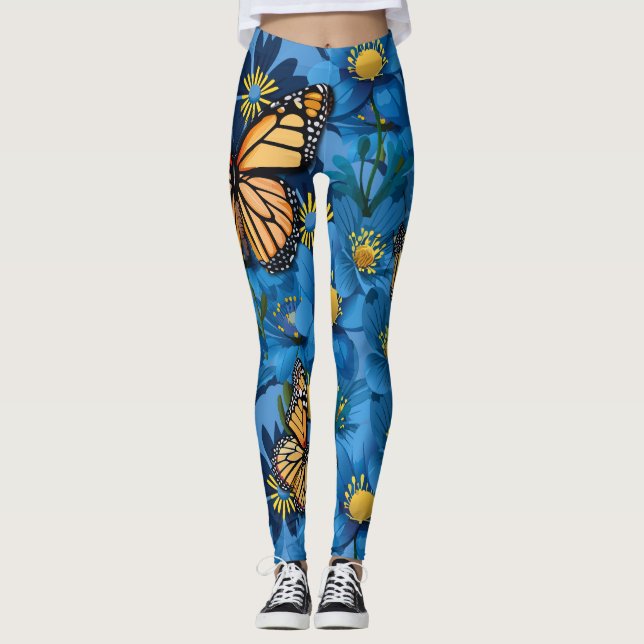 "Monarchs" Leggings (Front)