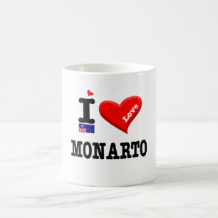 MONARTO - I Love Magnet Coffee Mug