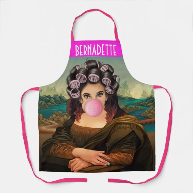 Mona's Spa Day All-Over Print Apron (Front)