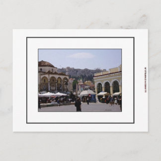 Monasteraki Square in Athens, Greece Postcard