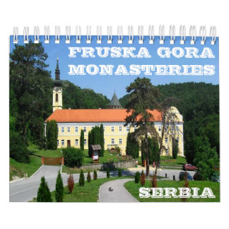 monasteries in Serbia Calendar