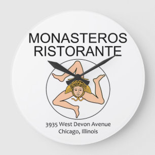 Monasteros Ristorante, Chicago, Illinois Large Clock