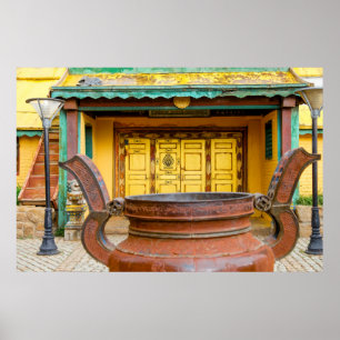 Monastery Building Exterior Poster