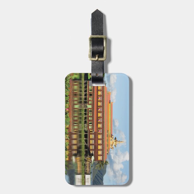Monastery By A Lake Luggage Tag (Front Vertical)