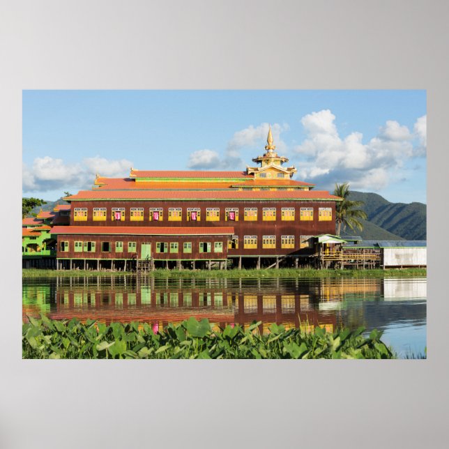 Monastery By A Lake Poster (Front)