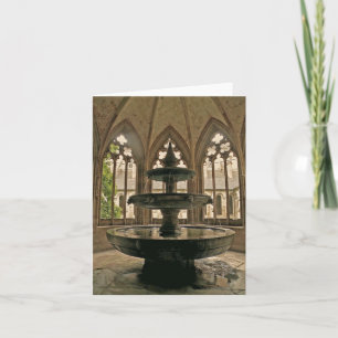 Monastery Fountain Note Card