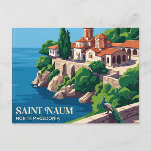 Monastery of Saint Naum North Macedonia Postcard