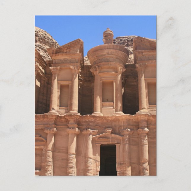 monastery petra door postcard (Front)