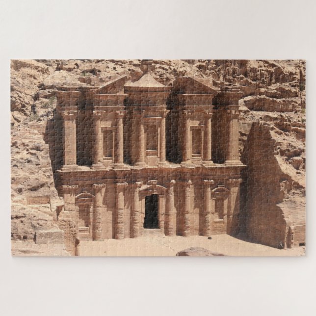 monastery petra jordan jigsaw puzzle (Horizontal)
