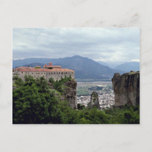 Monastery, The Great Meteora, Greece Postcard
