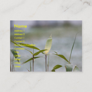 Monastic tranquillity business card