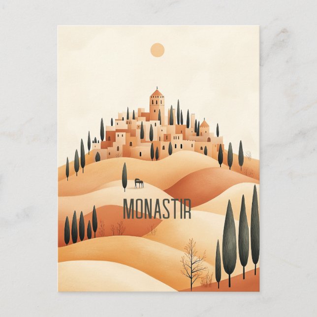 Monastir Tunisia Travel Postcard (Front)