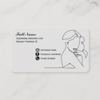 MONAT Fem design Business Card
