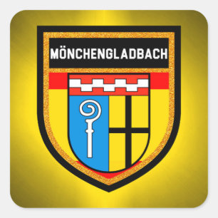 Mönchengladbach Flag Square Sticker