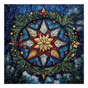 Moncirca - Weihnachtsmandala 12/16 - Download Pos Poster