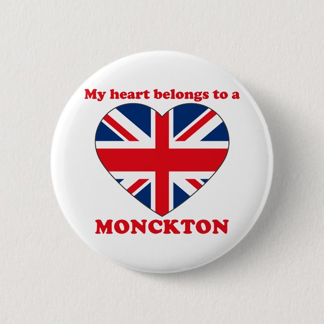 Monckton 6 Cm Round Badge (Front)