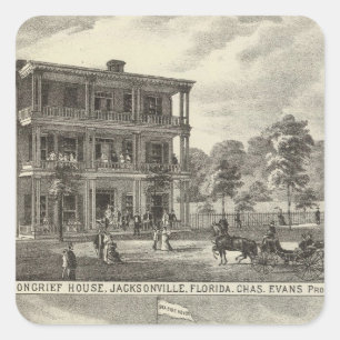 Moncrief House, Jacksonville Square Sticker
