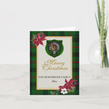 Moncrieffe Scottish Clan Tartan & Crest