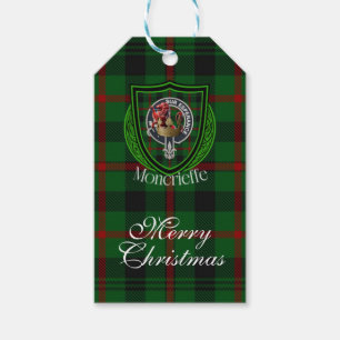 Moncrieffe Scottish Clan Tartan & Crest Gift Tags