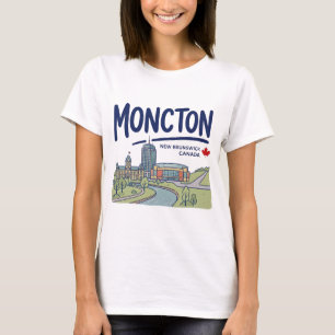 Moncton New Brunswick Canada Cute Landscape T-Shirt