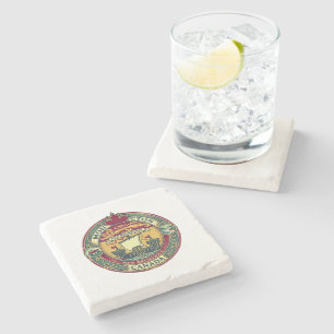 Moncton, New Brunswick Stone Coaster