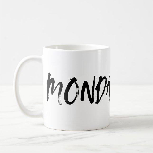 Monday Again – Classic Mug, 11 oz Coffee Mug (Left)