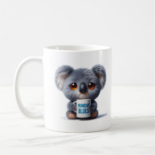 Monday Blues Koala Coffee Mug