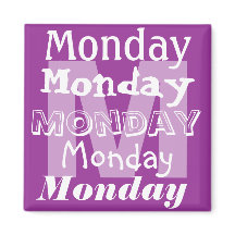 Monday Business Day of the week Magnet