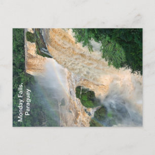 Monday Falls, Paraguay Postcard