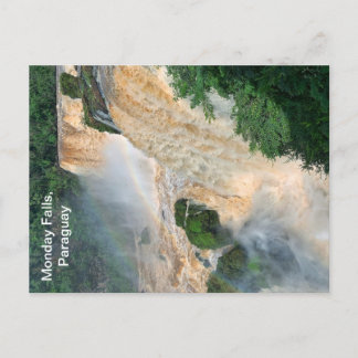 Monday Falls, Paraguay Postcard
