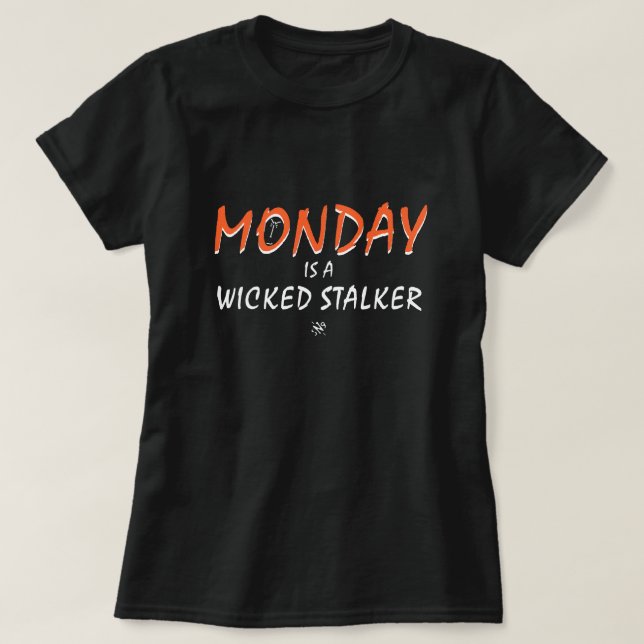 Monday joke v2 T-Shirt (Design Front)
